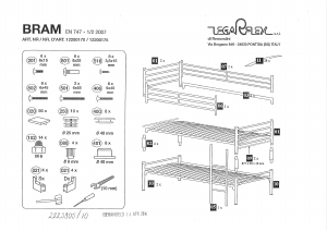 Manual de uso Leen Bakker Bram Estructura de litera