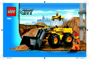 Manual de uso Lego set 7630 City Cargadora