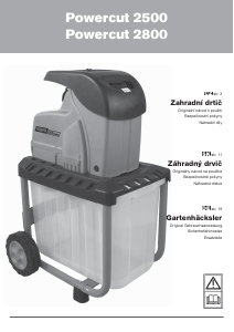 Návod Patriot PC 2500 Powercut Záhradný drvič
