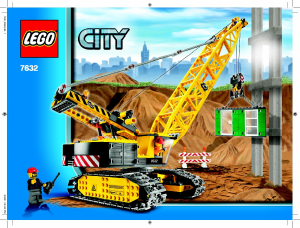 Bedienungsanleitung Lego set 7632 City Raupenkran