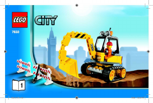 Manual Lego set 7633 City Construction site