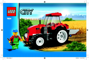 Kullanım kılavuzu Lego set 7634 City Traktör