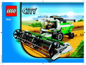 Manual Lego set 7636 City Combine harvester