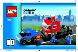 Bedienungsanleitung Lego set 7642 City Grosse Autowerkstatt
