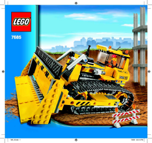 Manuale Lego set 7685 City Bulldozer