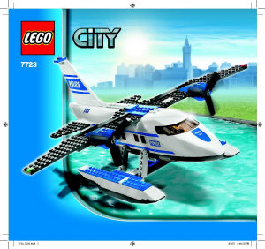 Bedienungsanleitung Lego set 7723 City Polizeiwasserflugzeug