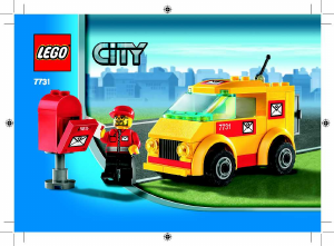 Bedienungsanleitung Lego set 7731 City Postauto