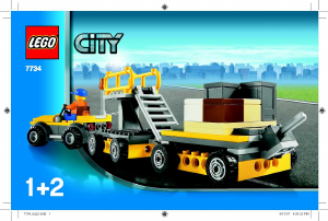 Bedienungsanleitung Lego set 7734 City Frachtflugzeug