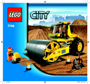Bedienungsanleitung Lego set 7746 City Strassenwalze