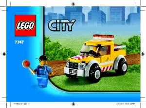 Manual Lego set 7747 City Wind turbine transport