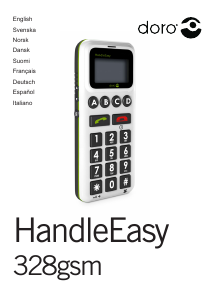 Mode d’emploi Doro HandleEasy 328GSM Téléphone portable