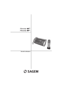 Mode d’emploi Sagem Phonefax 48TDS Télécopieur