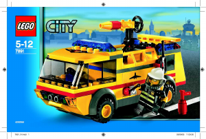Bedienungsanleitung Lego set 7891 City Flughafen-Feuerwehrwagen