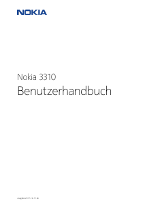 Bedienungsanleitung Nokia 3310 Handy