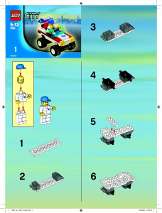 Bedienungsanleitung Lego set 7892 City Krankenhaus