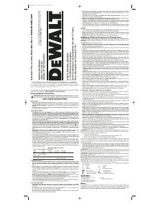 Manual DeWalt DW378GT Circular Saw