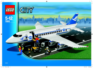 Bedienungsanleitung Lego set 7893 City Passagierflugzeug