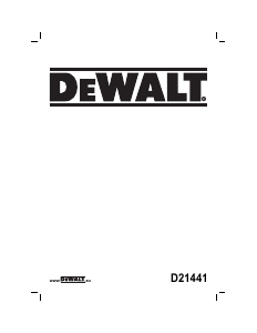 Manual DeWalt D21441 Berbequim de percussão