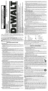 Manual de uso DeWalt DC985KA Atornillador taladrador