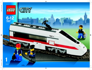 Manual de uso Lego set 7897 City Tren de pasajeros
