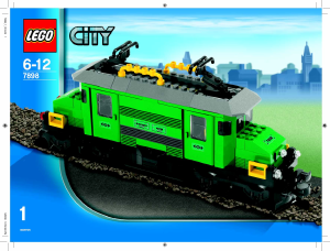 Bruksanvisning Lego set 7898 City Stort godståg deluxe