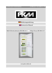 Bruksanvisning PKM KG 288.4A++ Kyl-frys