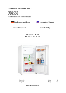 Manual PKM KS 109.4A++ EB Refrigerator