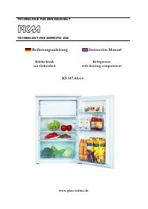 Manual PKM KS 147.4A++ Refrigerator