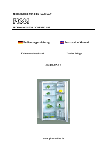 Manual PKM KS 246.0A++ Refrigerator