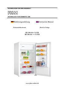 Manual PKM KS 184.4A+N EB Refrigerator