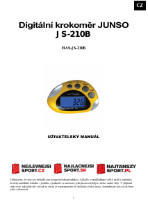 Instrukcja Junso JS-210B Licznik kroków
