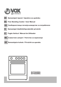 Handleiding Vox EHT6020WG Fornuis