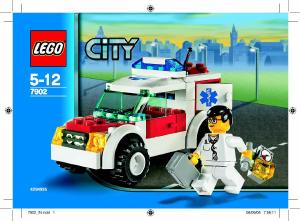 Manual Lego set 7902 City Doctors car