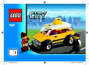 Brugsanvisning Lego set 7937 City Jernbaneoverskæring