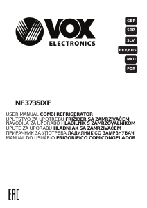 Manual Vox NF3735IXF Frigorífico combinado