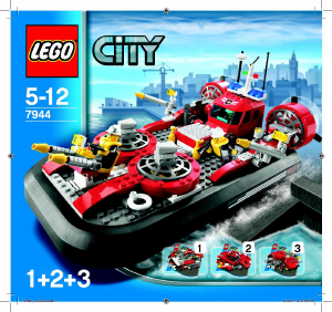 Bruksanvisning Lego set 7944 City Brandsvävare