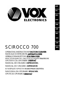 Εγχειρίδιο Vox SIROCCO700 Ηλεκτρική σκούπα