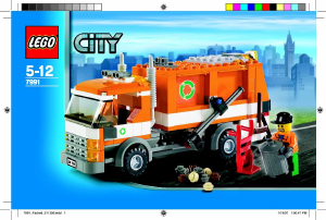 Manual Lego set 7991 City Garbage truck