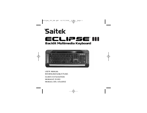 Handleiding Saitek Eclipse III Toetsenbord