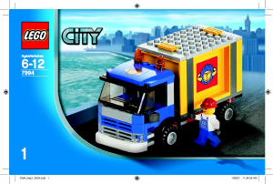 Bruksanvisning Lego set 7994 City Hamn med fartyg