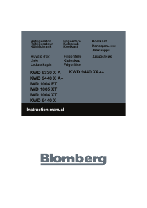 Bedienungsanleitung Blomberg KWD 9440 XA++ Kühl-gefrierkombination