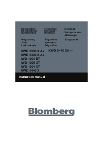 Bedienungsanleitung Blomberg IWD 1004 ET Kühl-gefrierkombination