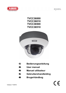 Manual Abus TVCC36500 Security Camera