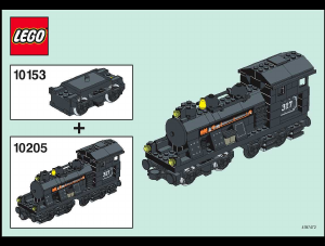 Bedienungsanleitung Lego set 10153 City Eisenbahnmotor