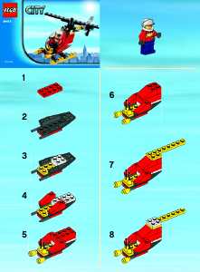 Bedienungsanleitung Lego set 30019 City Feuerwehr Helikopter