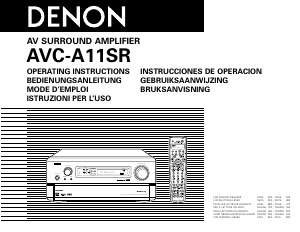 Mode d’emploi Denon AVC-A11SR Amplificateur