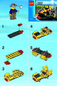 Bedienungsanleitung Lego set 30152 City Baufhrzeug mit Bauarbeiter