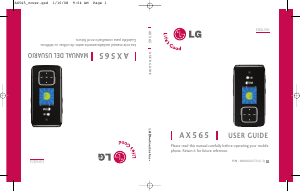 Bruksanvisning LG AX565 Mobiltelefon