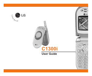 Manual LG C1300i Mobile Phone