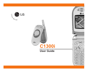Bruksanvisning LG C1300i Mobiltelefon